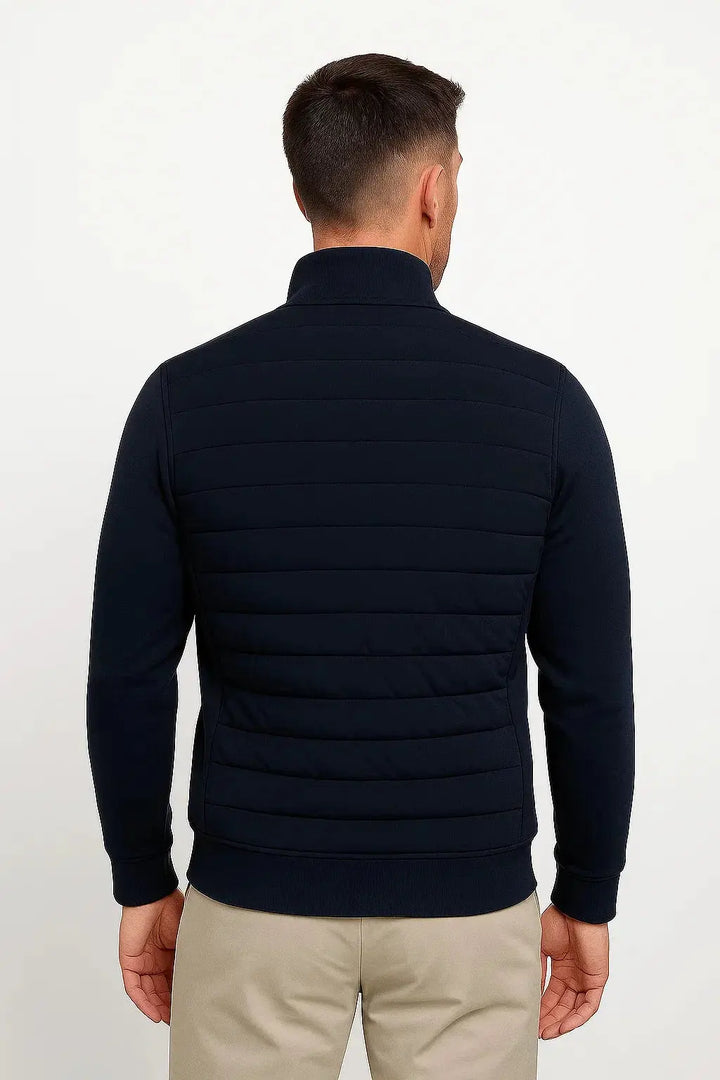 Jefferson | Casual Quilted Jacket Hybrid Knitted Sleeves
