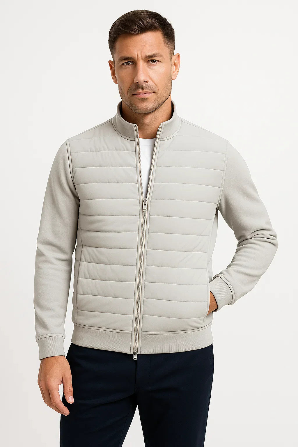 Corin | Warm Hybrid Quilted Jacket for Men