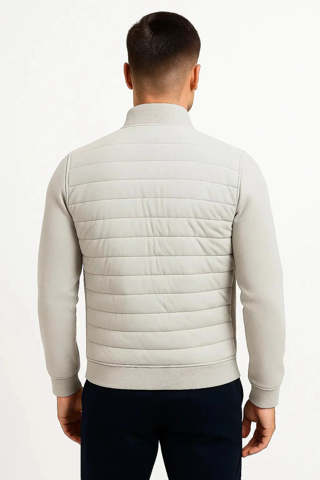Jerome | Rugged Quilted Hybrid Mens Jacket