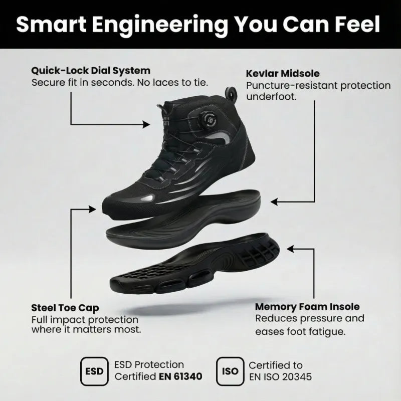 Ivor | Dependable Waterproof Work Boots for Men