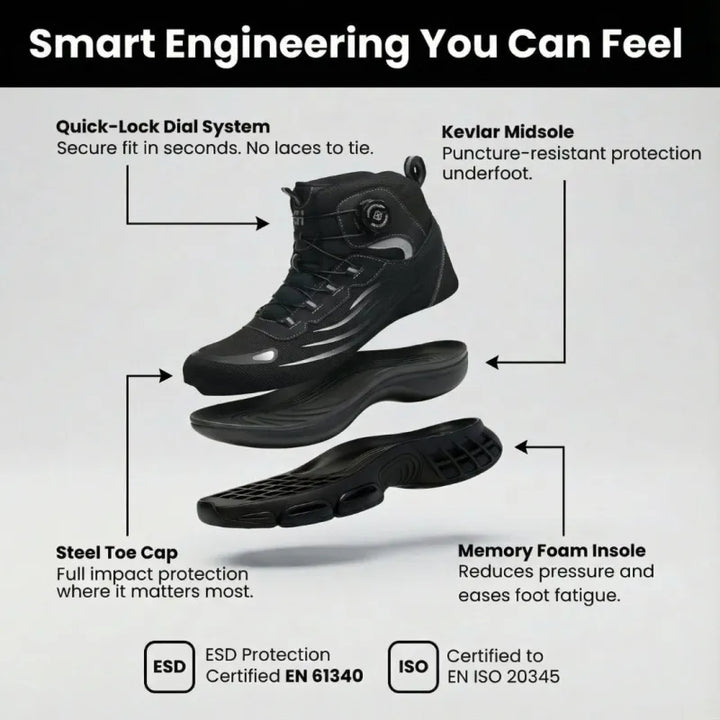 Ivor | Dependable Waterproof Work Boots for Men