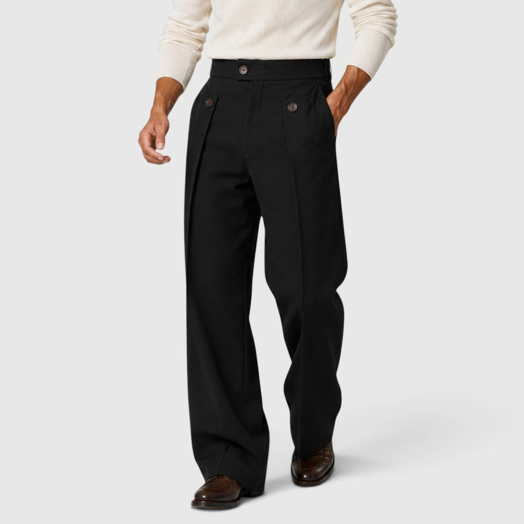 Holt | Sharp Wrinkle-Resistant Straight-Leg Trousers