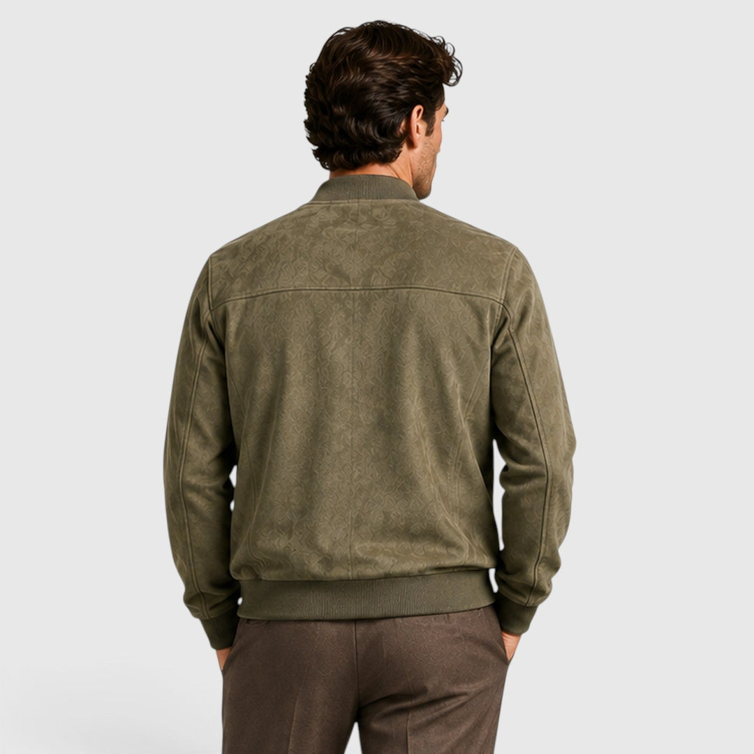 Clayton | Relaxed Suede Bomber Jacket