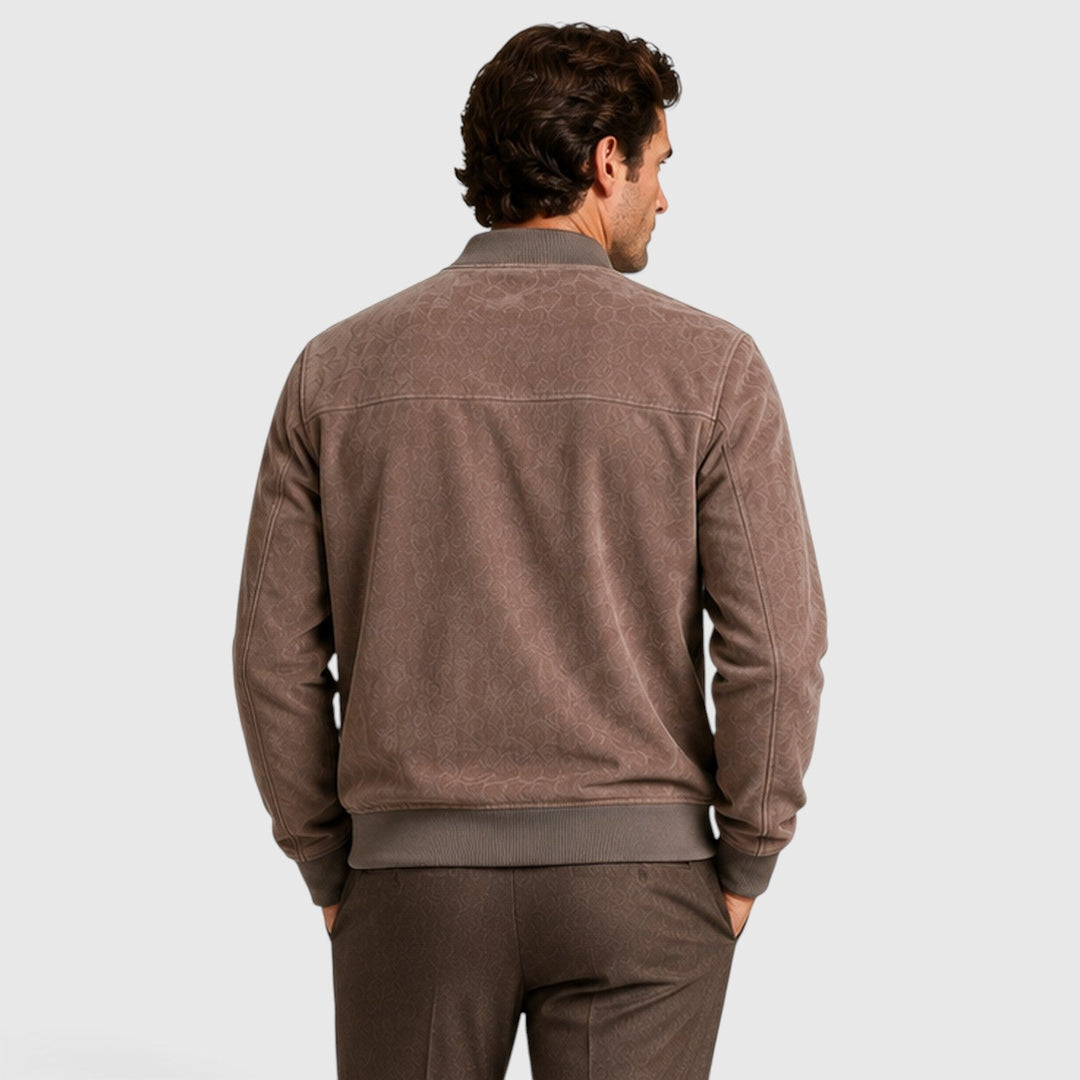 Clayton | Relaxed Suede Bomber Jacket