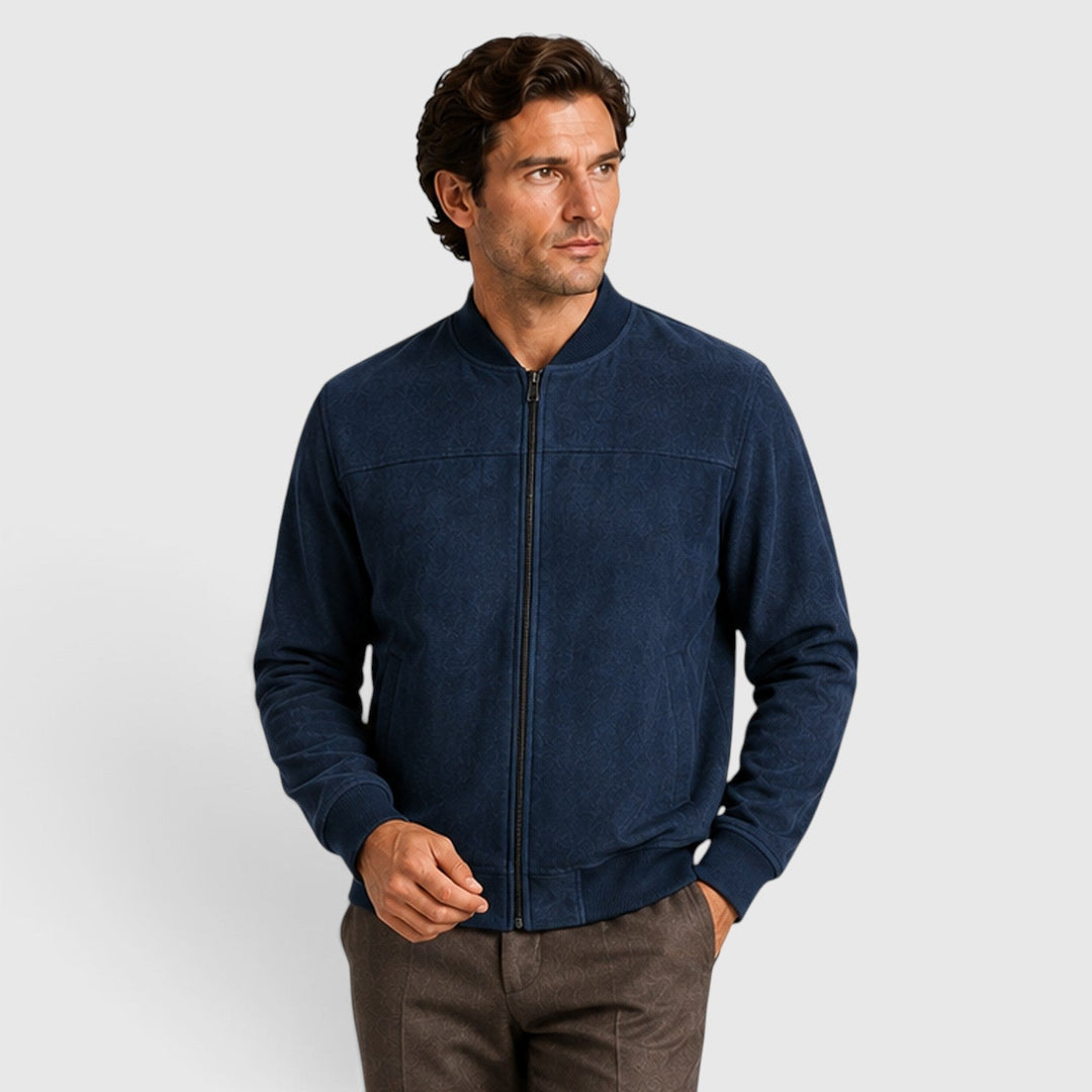 Clayton | Relaxed Suede Bomber Jacket