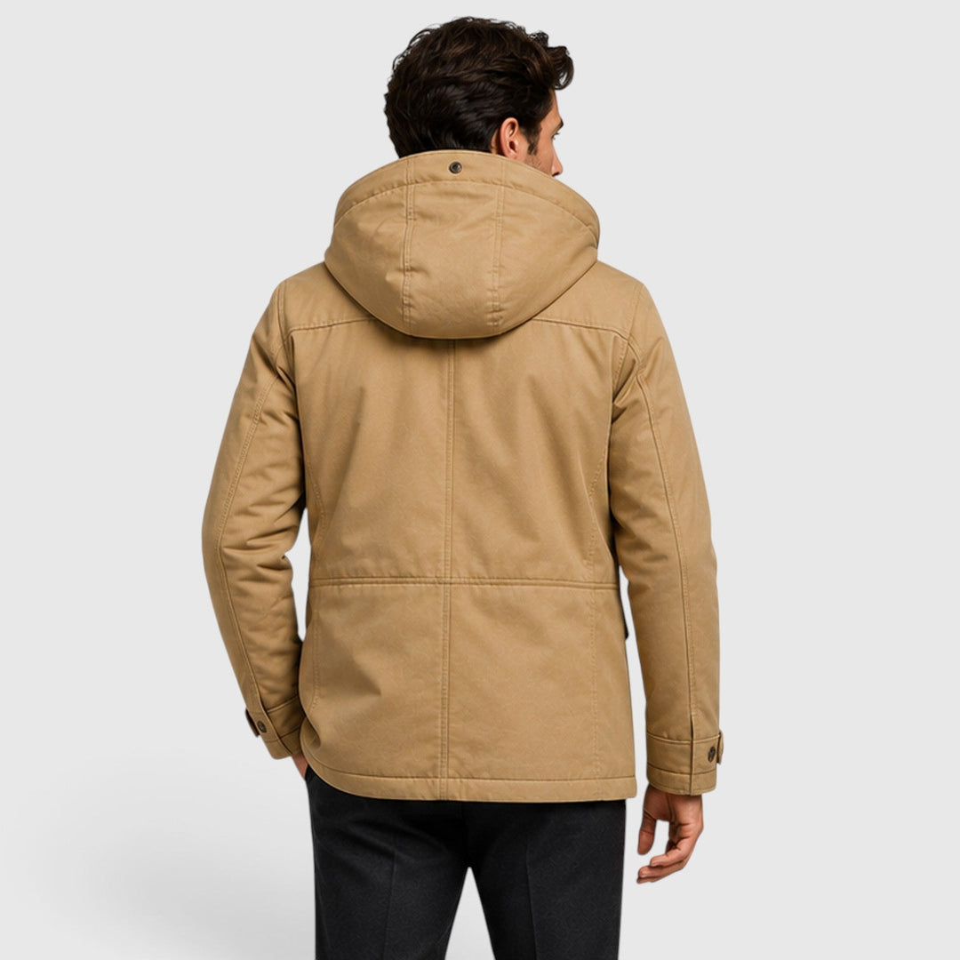 Chip | Warm Hooded Multi-Pocket Field Jacket