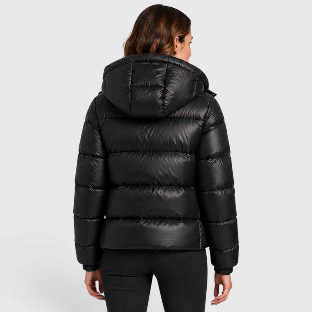 Freya | Sleek Hooded Lightweight Puffer Jacket