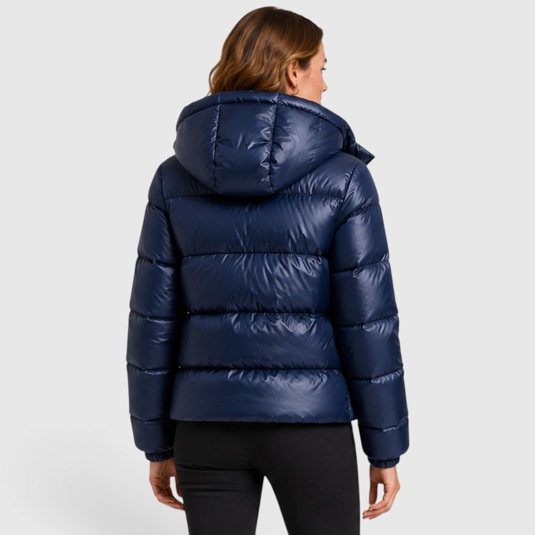Freya | Sleek Hooded Lightweight Puffer Jacket