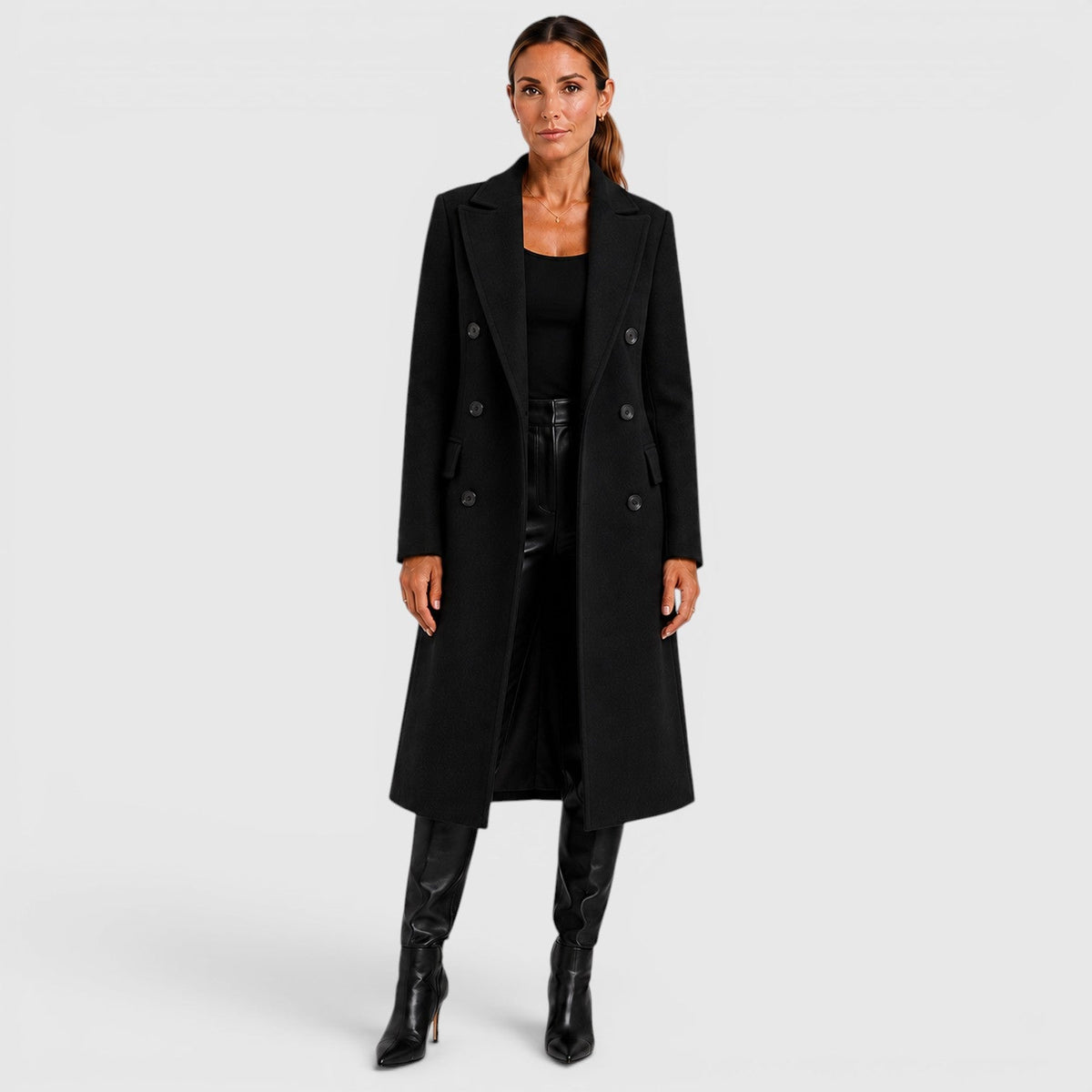 Hazel | Timeless Long Wool Overcoat