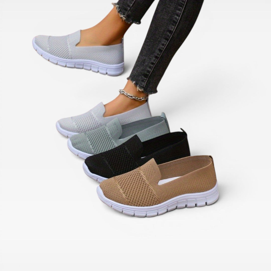 Hazel | Comfortable Knit Slip-On Trainers for Women
