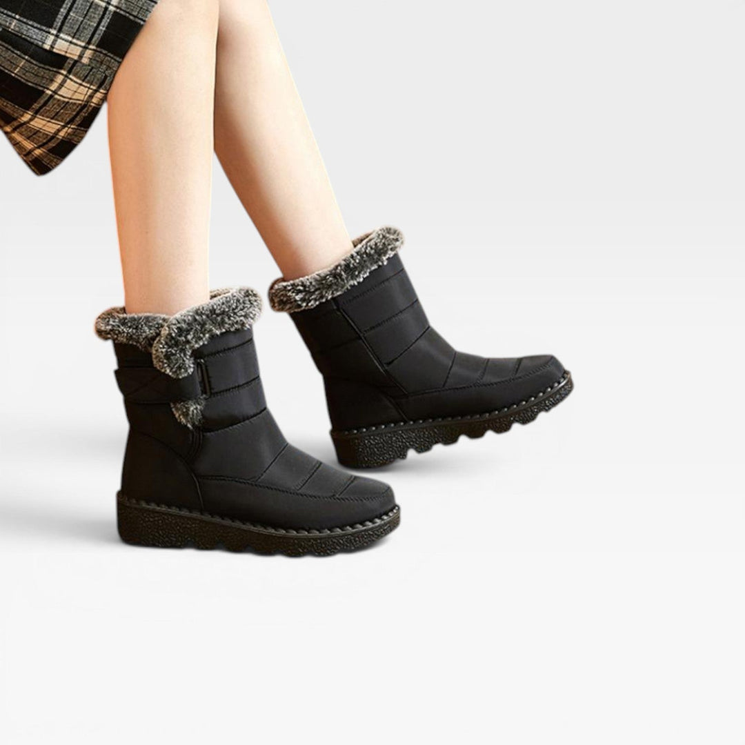 Sabrina | Warm Waterproof Quilted Wide Fit Boots