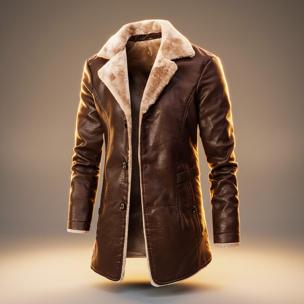 Merrin | Classic Shearling Leather Coat