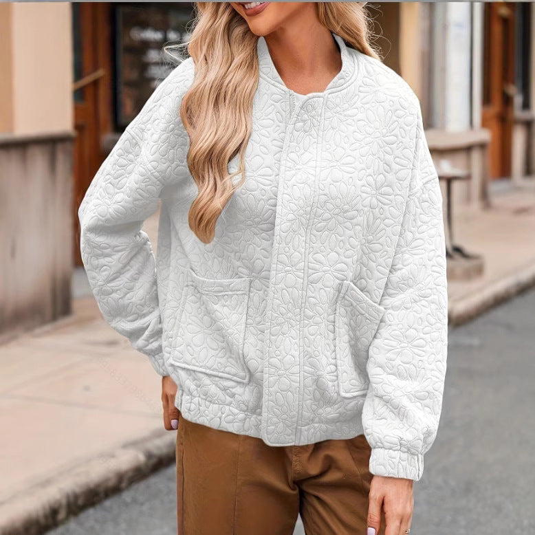 Poppy | Relaxed Quilted Zip Jacket Winter Coat