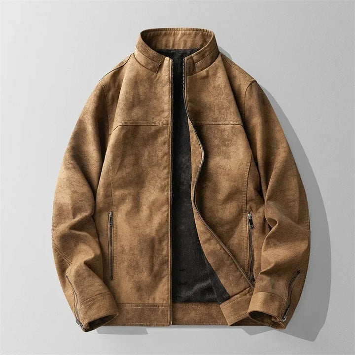 Corbin | Sharp Slim-Fit Leather Jacket for Men