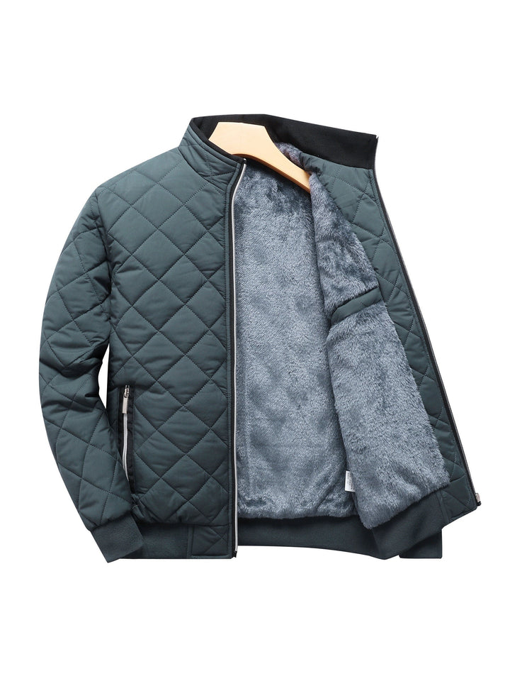 Michael | Relaxed Quilted Stand-Collar Jacket for Men