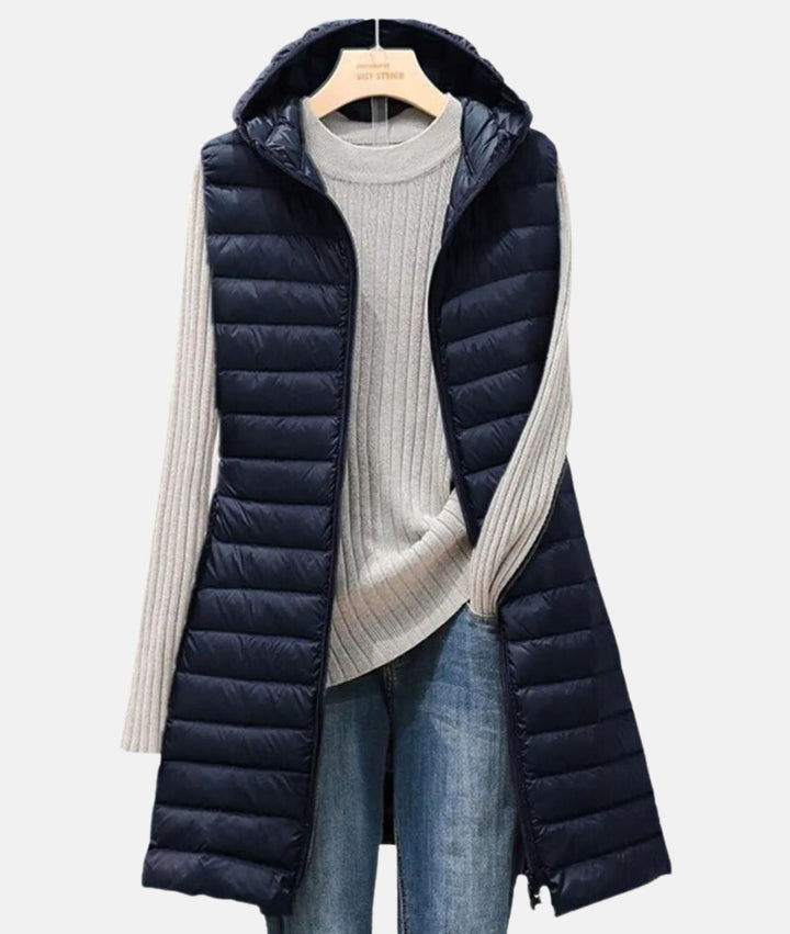Isla | Sleek Quilted Longline Gilet