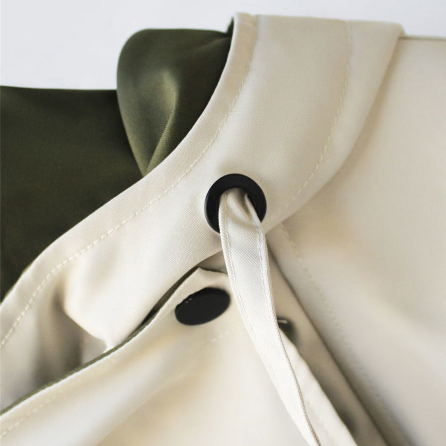 Margot | Relaxed Hooded Drawstring Trench Coat for Women