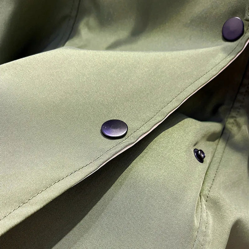 Margot | Relaxed Hooded Drawstring Trench Coat for Women