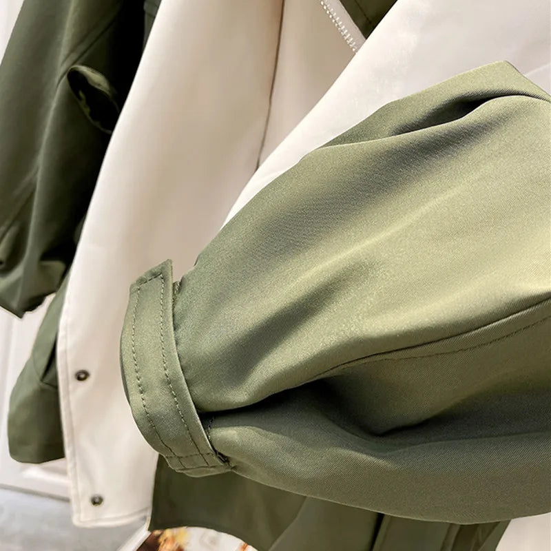Margot | Relaxed Hooded Drawstring Trench Coat for Women
