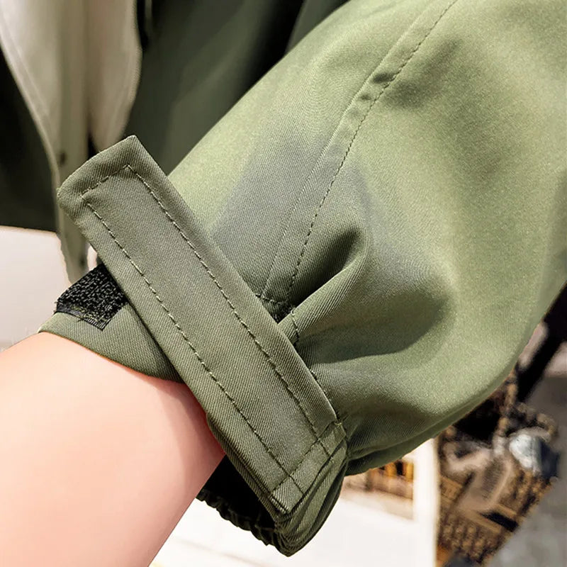 Margot | Relaxed Hooded Drawstring Trench Coat for Women