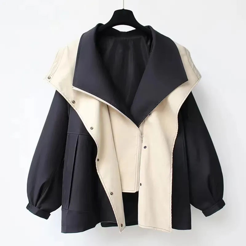 Margot | Relaxed Hooded Drawstring Trench Coat for Women