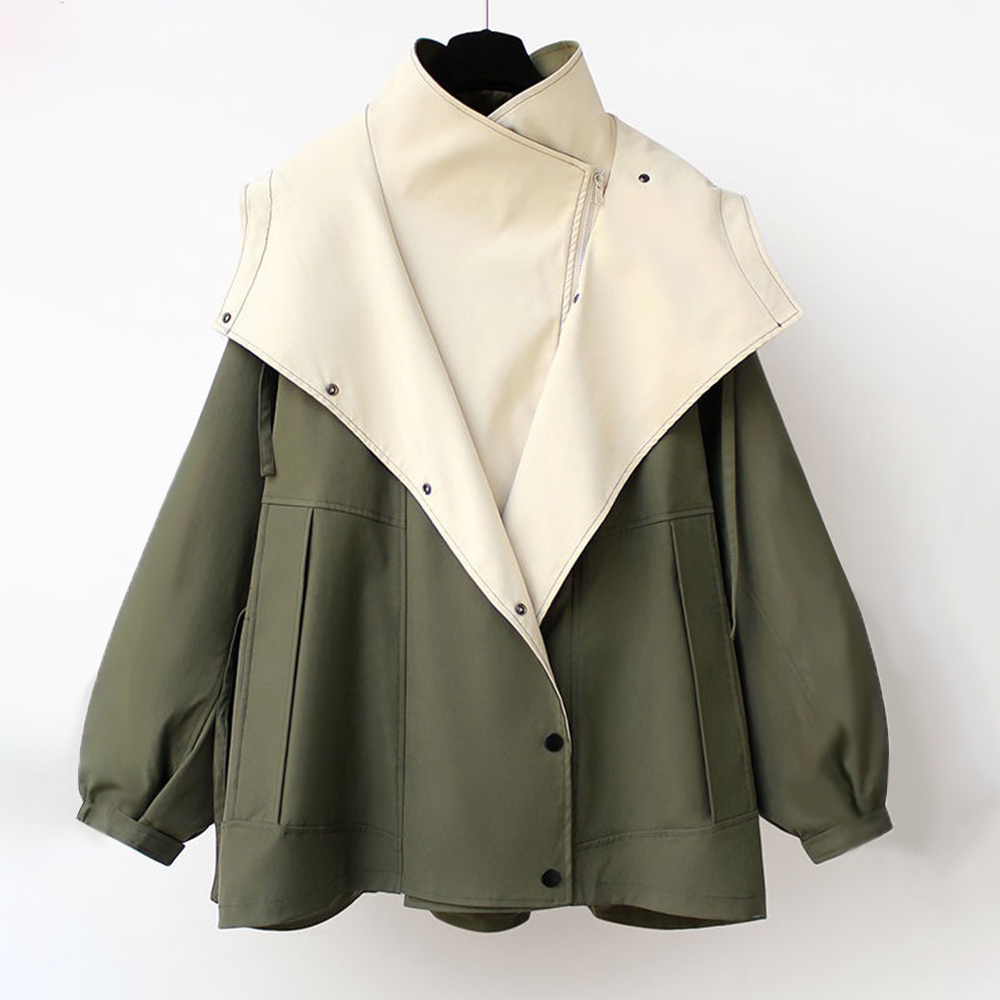 Margot | Relaxed Hooded Drawstring Trench Coat for Women