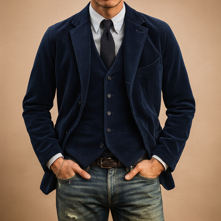 Aurelius | Refined Corduroy Blazer for Men