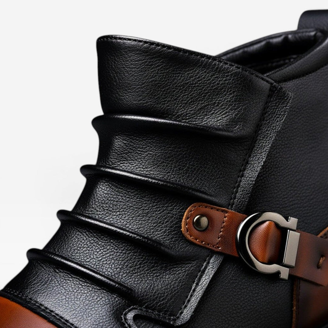 Cassidy | Distinguished Buckle Strap Ankle Boots