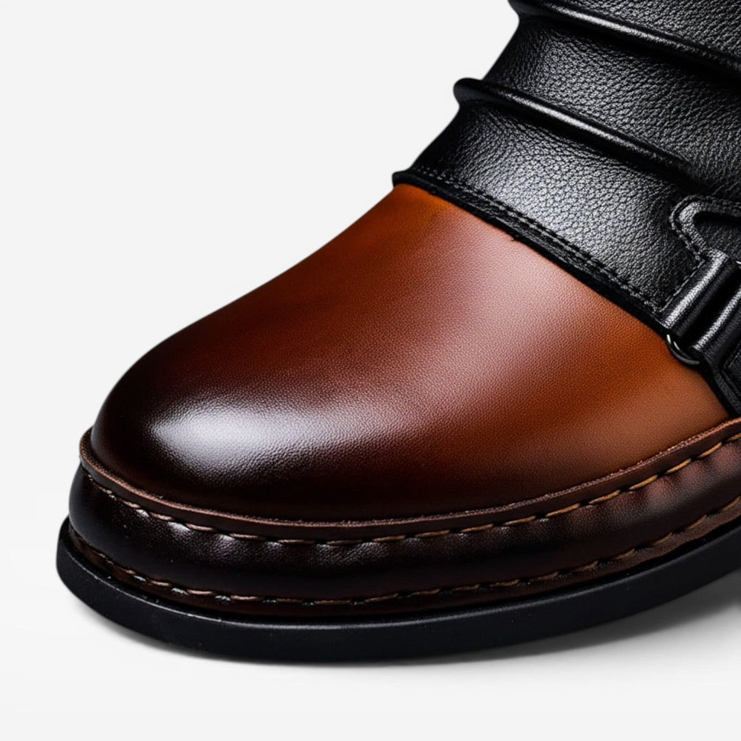 Cassidy | Distinguished Buckle Strap Ankle Boots