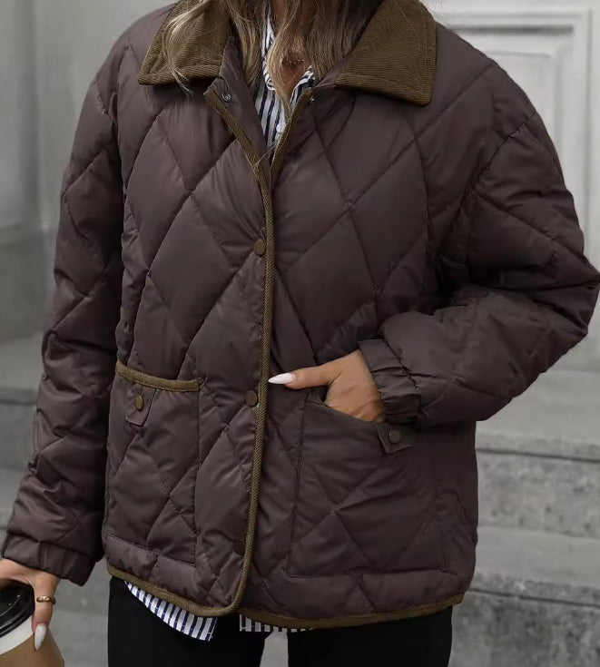 Edith | Warm Quilted Puffer Coat