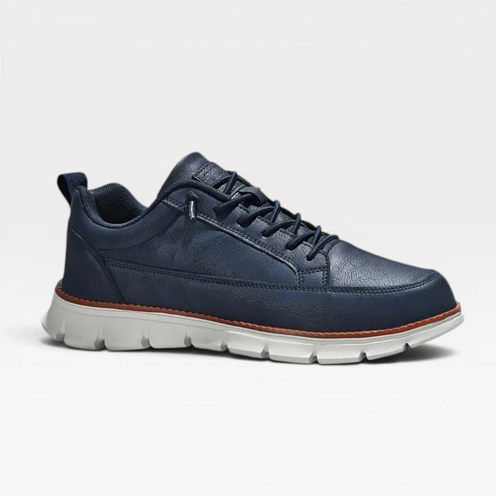 Dalton | Sleek Leather Low-Top Lace-Up Trainers