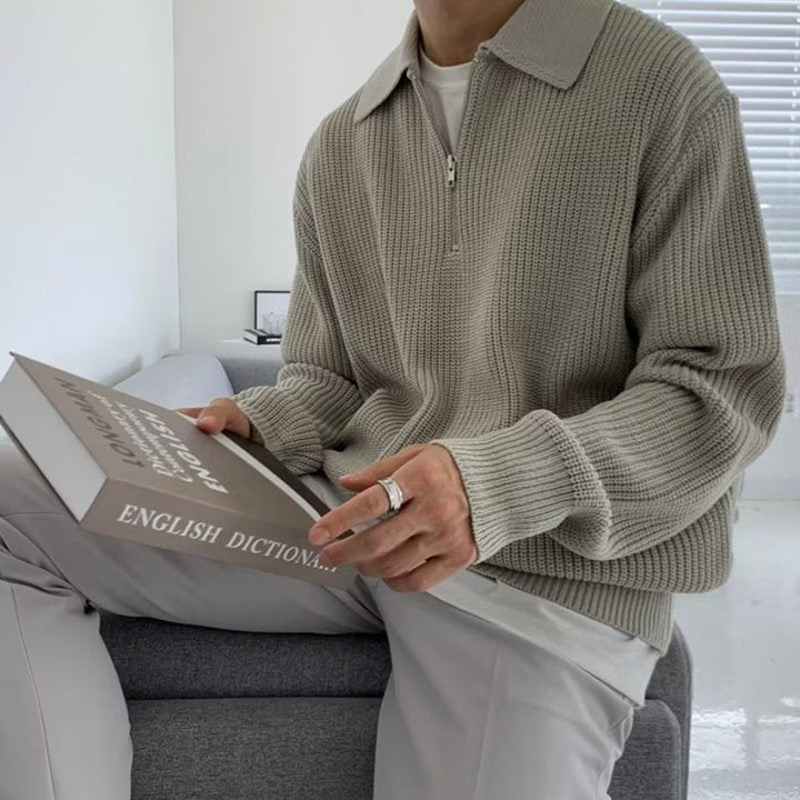 Otto | Classic Zip Jumper with Relaxed Fit for Men