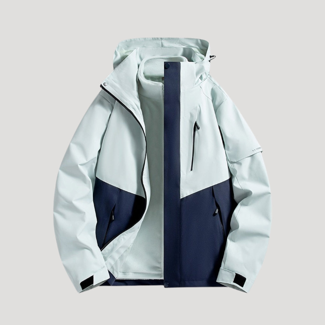 Thea | Versatile Hooded Windbreaker Jacket with Zip Pockets