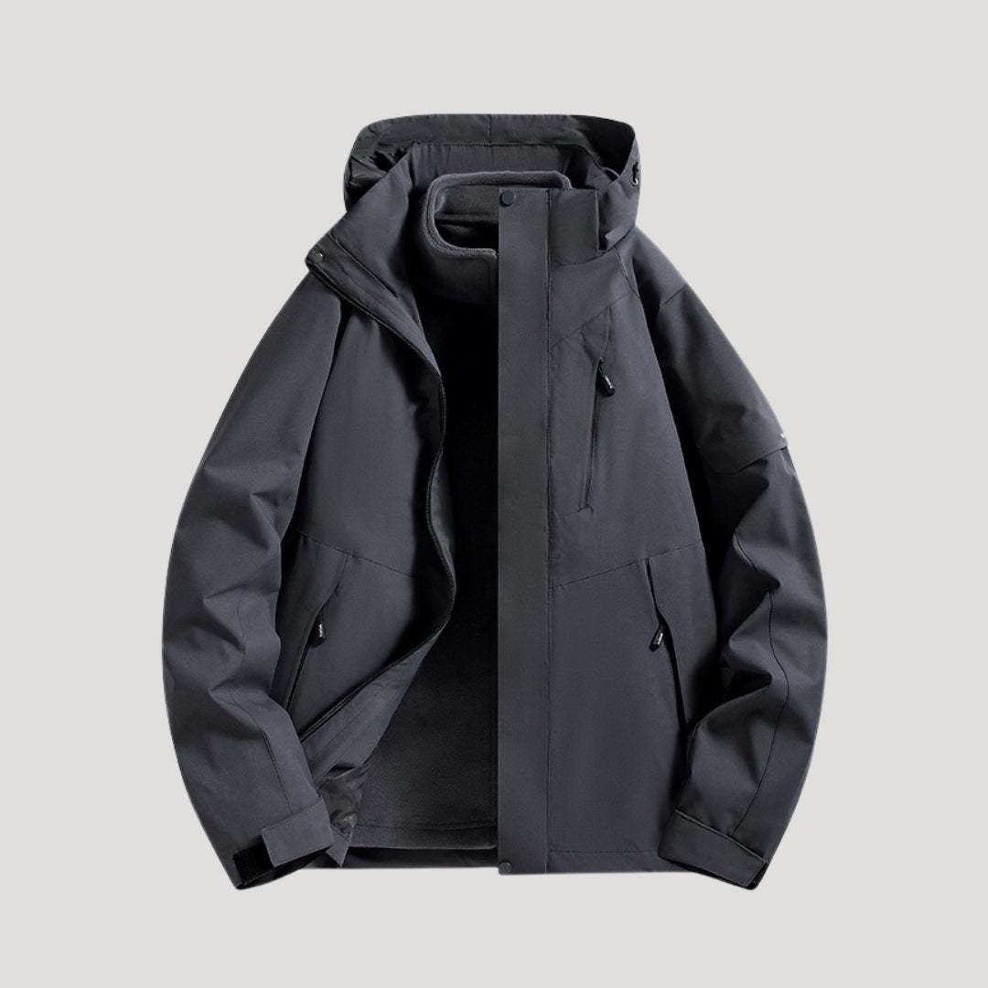 Thea | Versatile Hooded Windbreaker Jacket with Zip Pockets