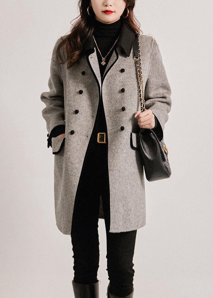 Bettina | Elegant Double-Breasted Tailored Wool Coat