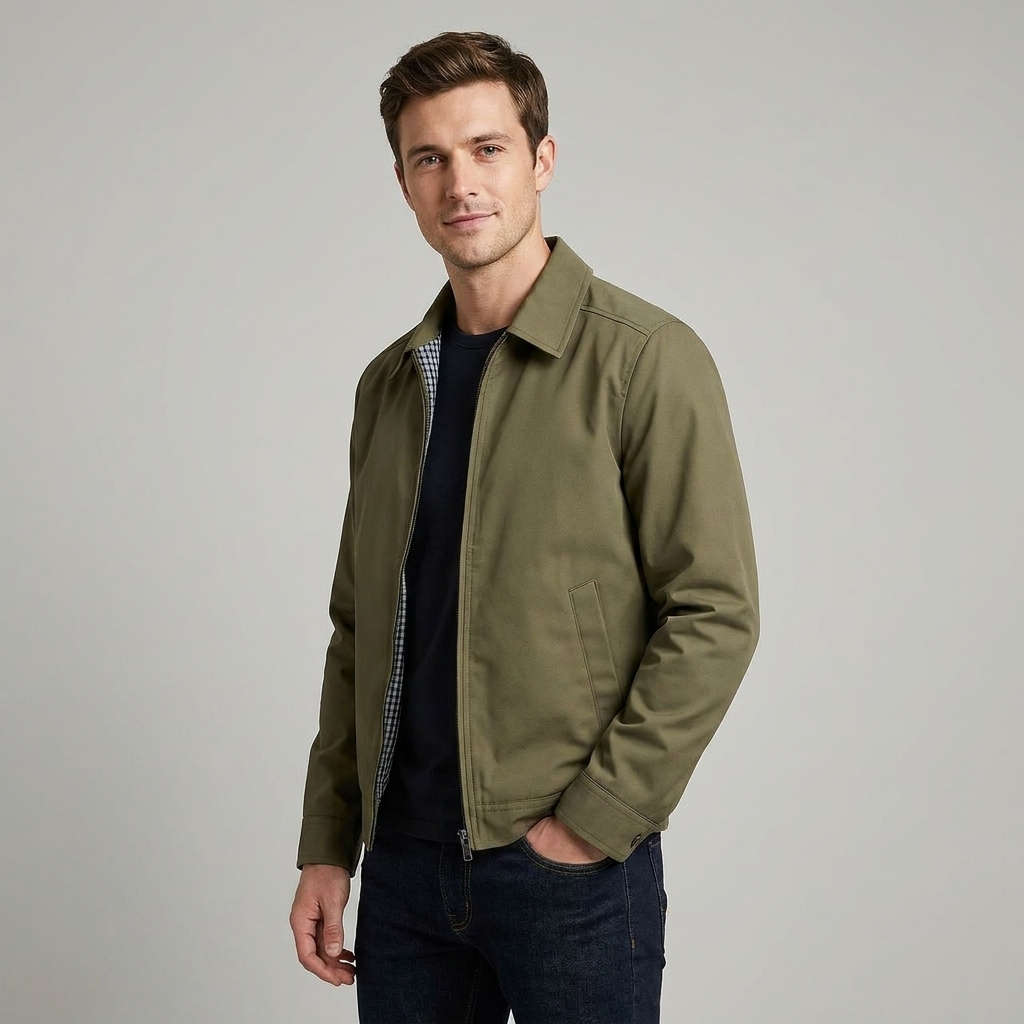 Lachlan | Versatile Lined Zip Jacket for Men's Everyday Wear