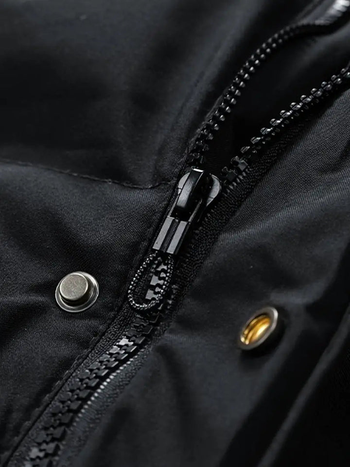 Warrick | Premium Long Hooded Puffer Jacket for Men