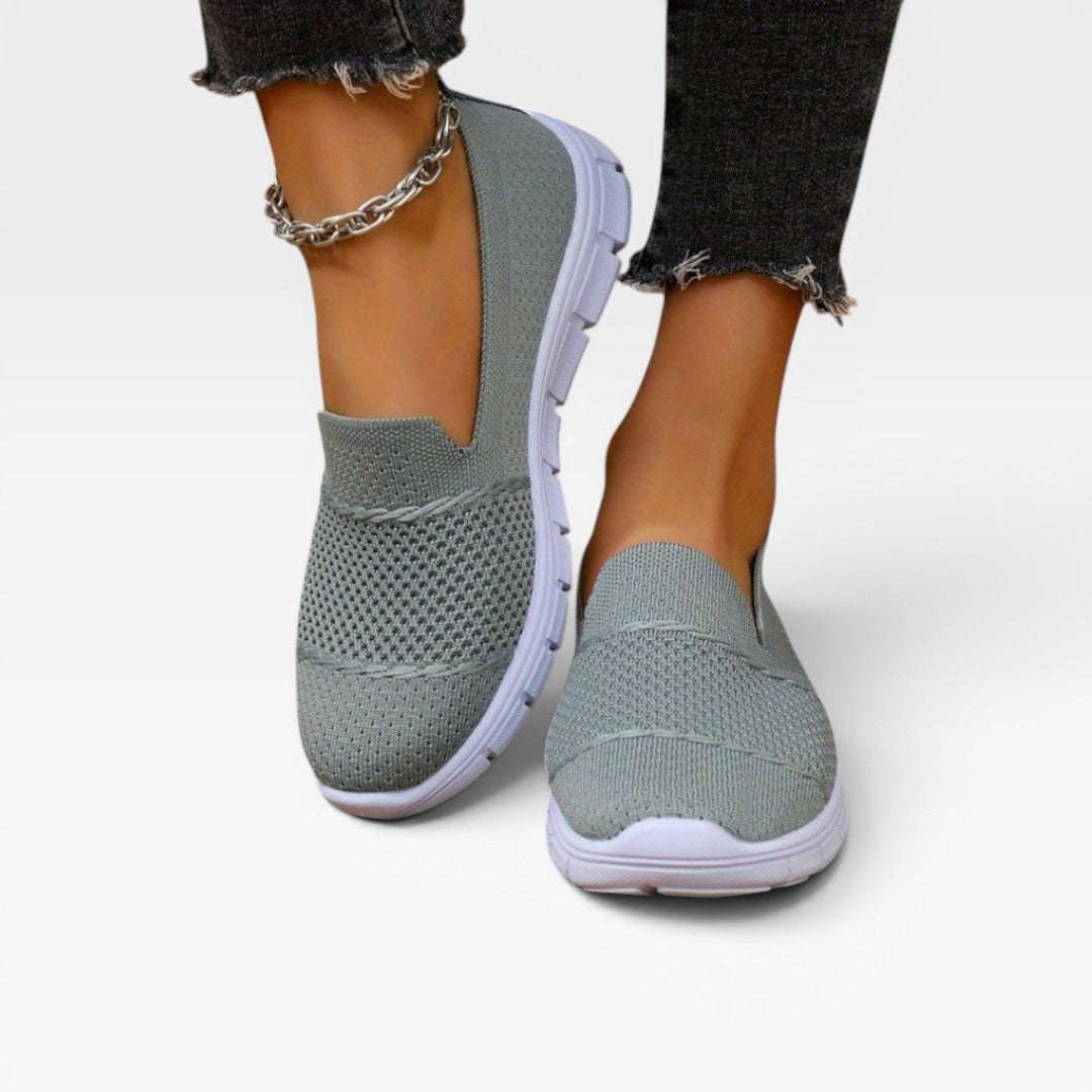 Hazel | Comfortable Knit Slip-On Trainers for Women