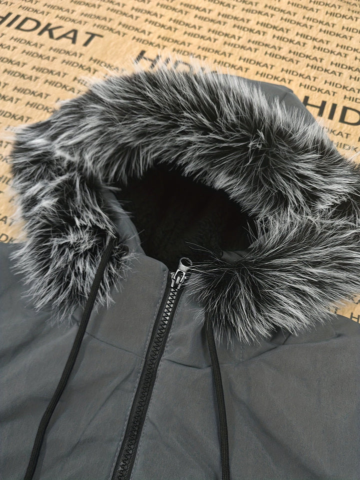 Keegan | Cosy Fleece-Lined Hooded Parka Coat