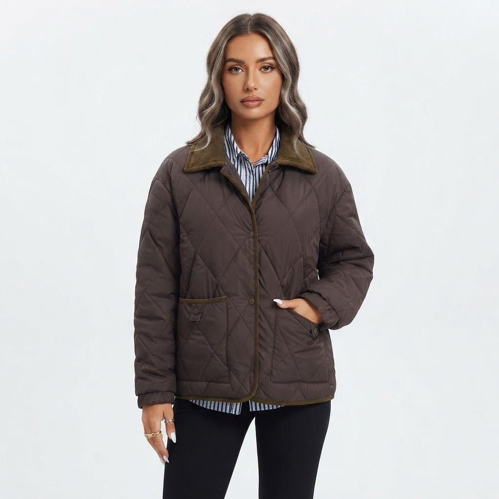 Edith | Warm Quilted Puffer Coat