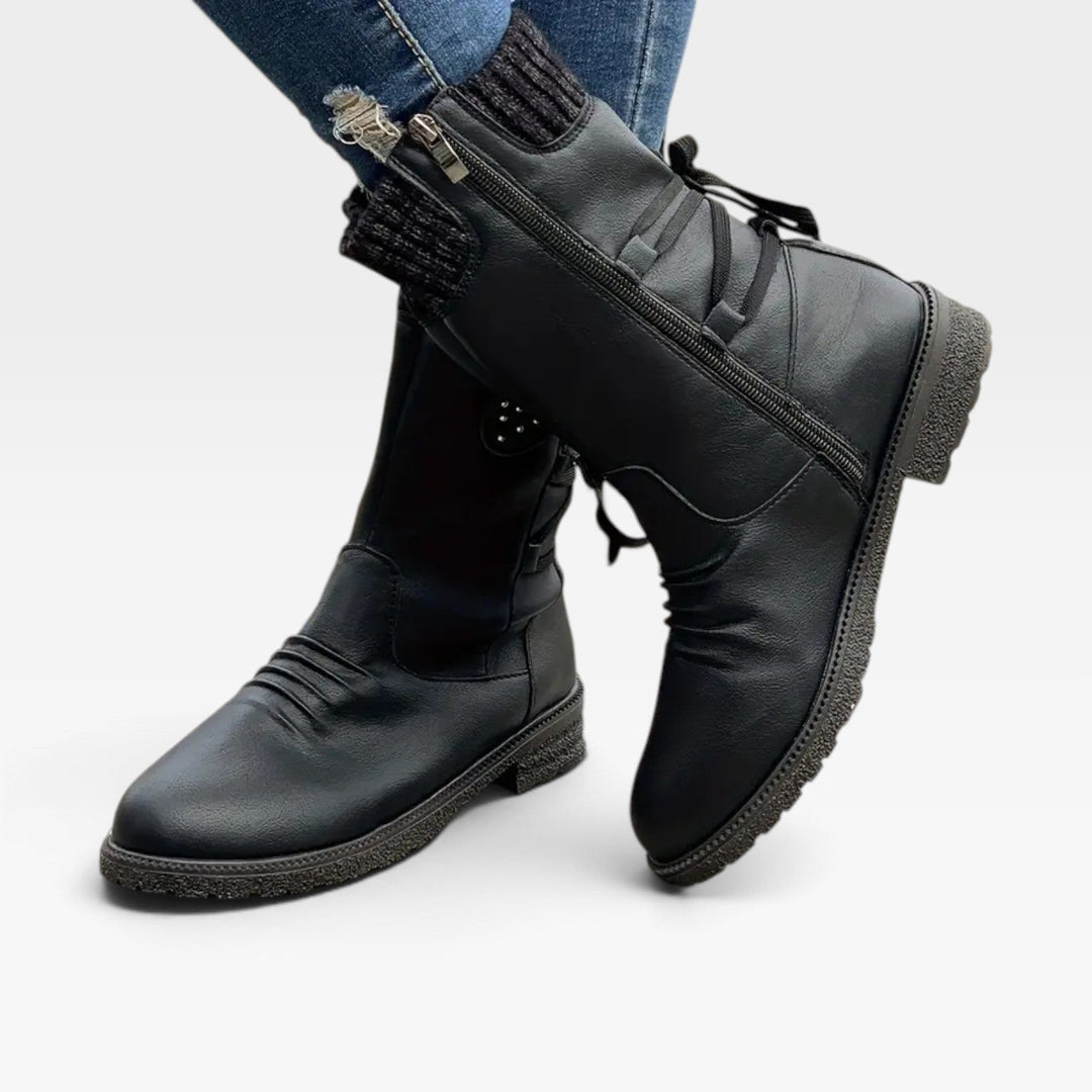Sylvie | Sturdy Fleece-Lined Winter Boots Women