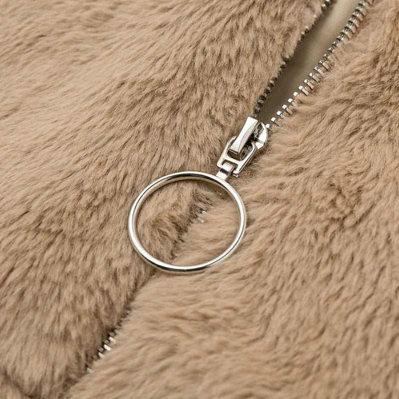 Camilla | Cozy Cropped Faux Fur Jacket