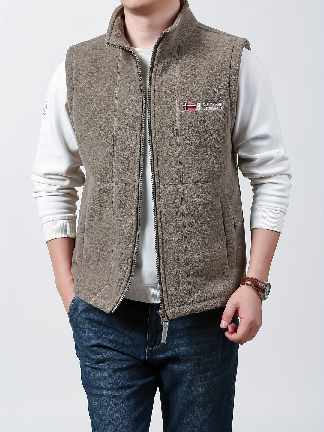 Pascal | Warm Fleece Gilet Bodywarmer Full-Zip