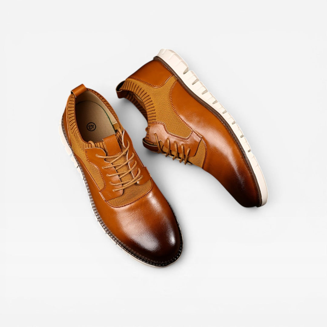 Chauncey | Smart Oxford Style Leather Trainers