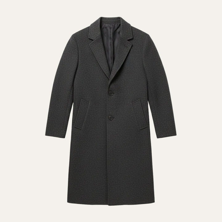 Ferdinand | Polished Wool Overcoat for Men