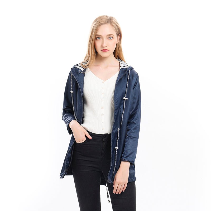 Carys | Practical Hooded Waterproof Rain Coat