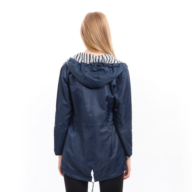 Carys | Practical Hooded Waterproof Rain Coat