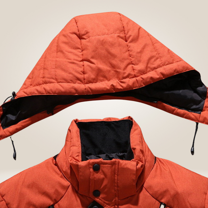 Darius | Rugged Fleece-Lined Parka Coat for Men