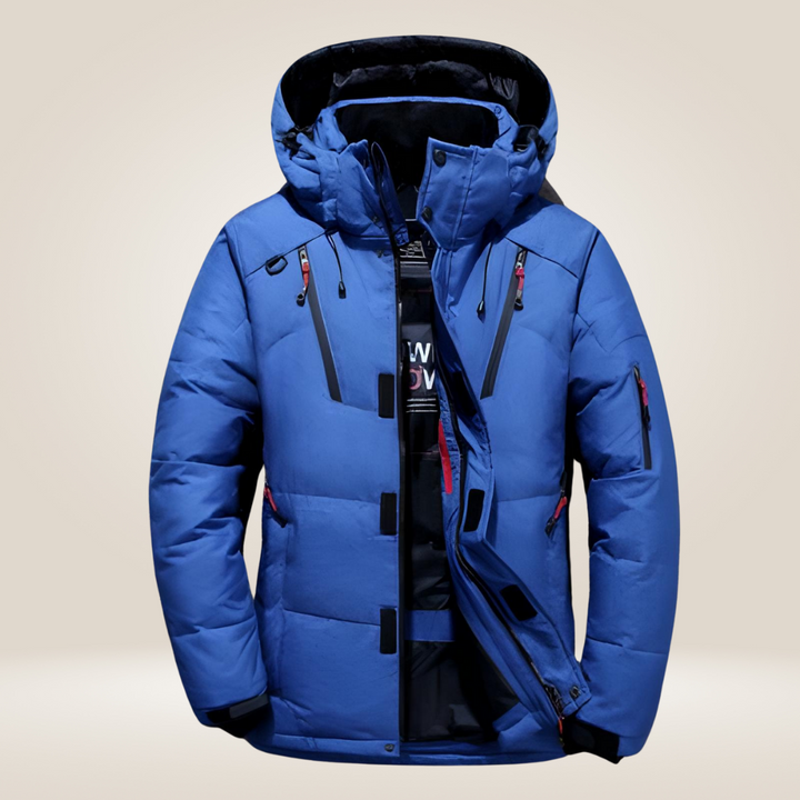Darius | Rugged Fleece-Lined Parka Coat for Men