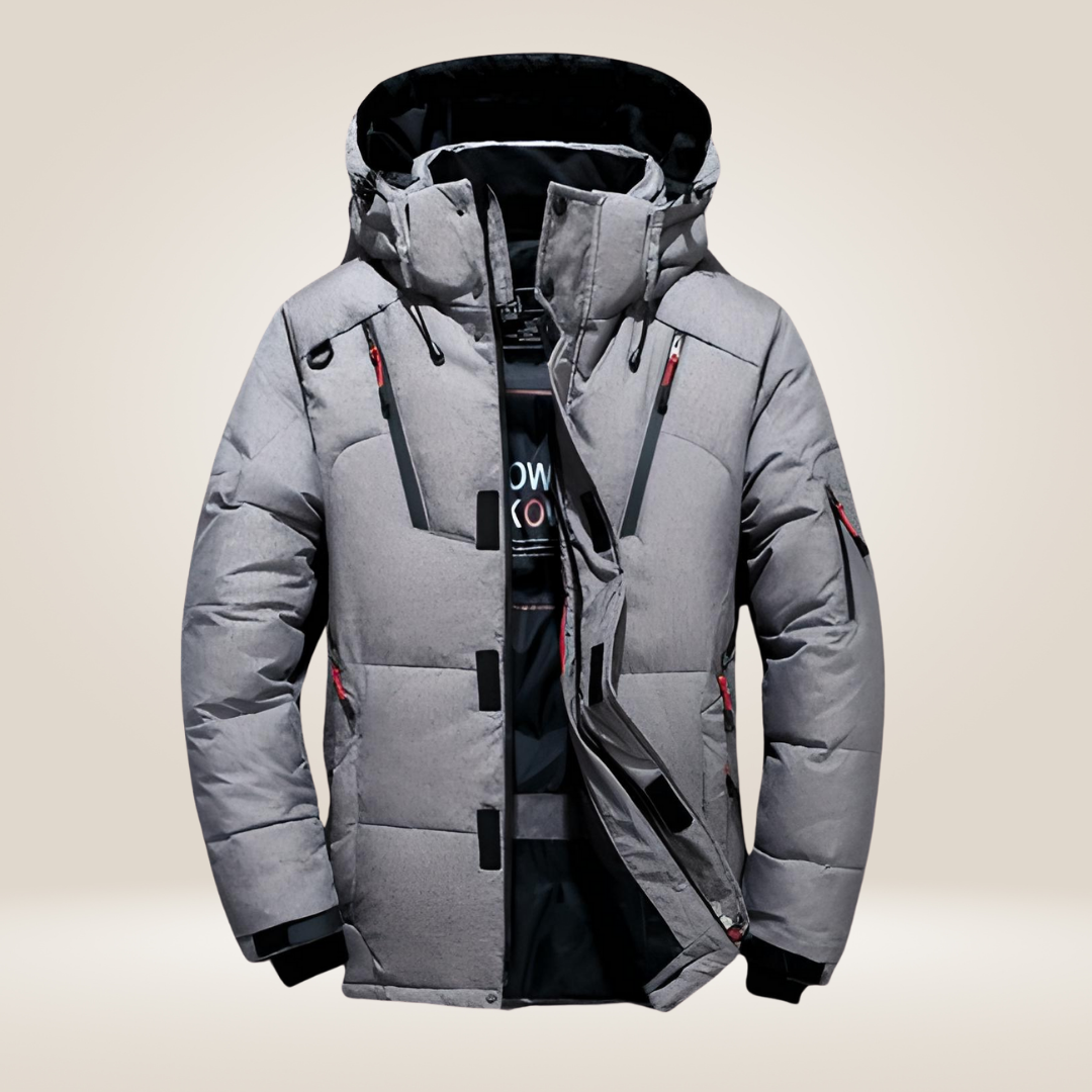 Darius | Rugged Fleece-Lined Parka Coat for Men